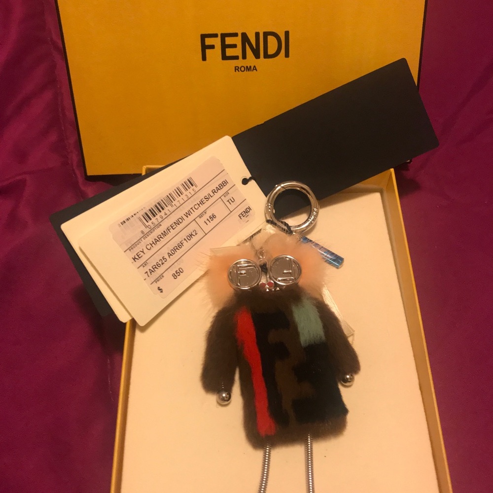 NWT Fendi Roma witches charm Luisa